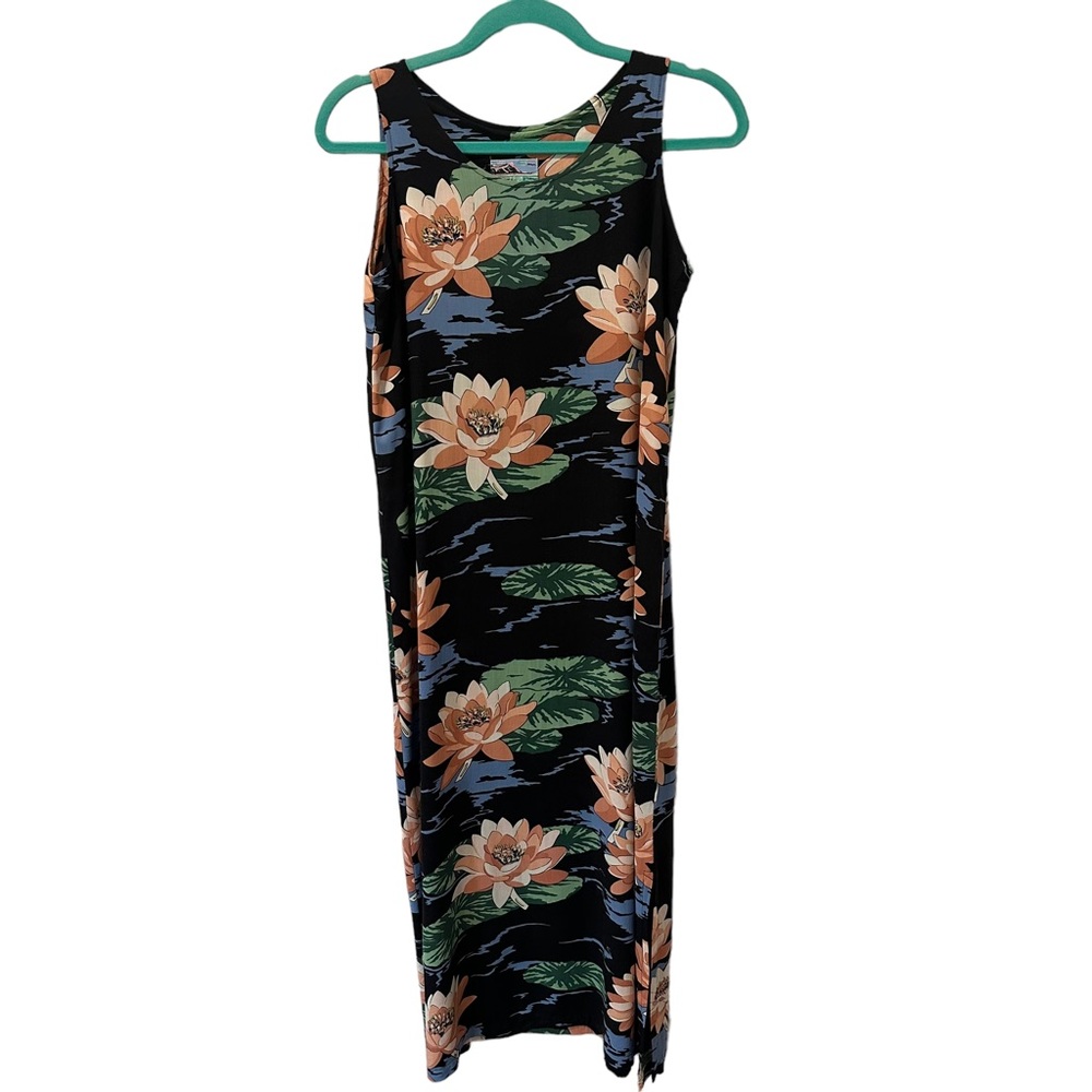 Reyn Spooner sleeveless tropical print dress